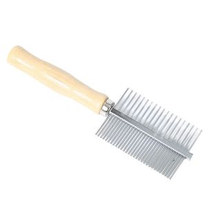 Beauty Tools Multi-usage Stainless Steel Pet Dog Cat Combs Long Thick Hair Fur Shedding Remove Rake Comb Pets Grooming Brush RH2325