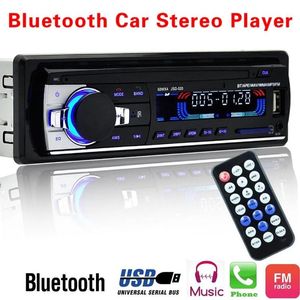 Kit autoradio stereo 60Wx4 Uscita Bluetooth FM MP3 Ricevitore radio stereo Aux con USB SD e telecomando L-JSD-520