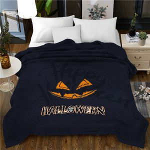 3d halloween skalle bohemia unicorn tryckta filtar varma mjuka sängkläder sängkläder för bäddsoffa