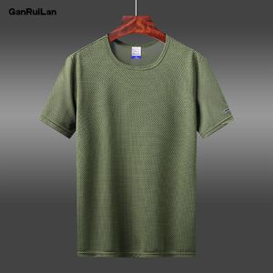 Summer T Shirt dla mężczyzn Casual O-Neck Top Tees Quality Solid Color Soft Home and Daily Męskie koszulki B0905 210518