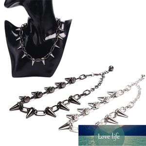 1 PC Nity CBB Materiał Chokers Punk Goth Handmade Choker Necklace Spike Nit Necklace Rock Gothic Chocker Cena fabryczna Ekspert Projekt Quality Najnowsze styl