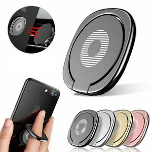 Cell Phone Ring Holder Stand 360 Degree Rotation Finger Ring Kickstand Metal Phone Grip for iPhone 15 14 13 12 Pro Max Samsung Smartphones