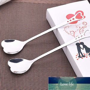 10Pcs/pack Dessert Sugar Stirring Spoons Teaspoon Kitchen Accessories Heart/Leaf Shape Dinnerware Stainless Steel Coffee Spoon