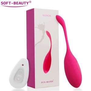 Wireless Remote Vibratore femminile Uovo Vaginale G-spot Masturbazione Clitoride Stimolatore Kegel Ball Ben Wa Ball Giocattoli del sesso per le donne 210329