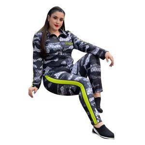 Women Tracksuits Letter Print 2 Piece Outfit Sweatshirt+Straight Sweatpants Matching Set Fitness Sporty Streetwear