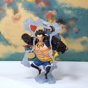 Um pedaço de batalha ver macaco d engrenagem 4 vincado homem king kong arma modelo brinquedo luffy ação figura coleção crianças brinquedos x0526