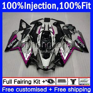 Инъекция для Appria RSV125RR RSV 125 RS 125 RR 125RR RSV-125 12-16 Body Pink Silver 12NO.132 RS125 R RSV125 12 13 14 2015 2016 RS-125 RS4 2012 2013 2013 2014 15 16 OEM