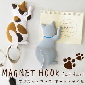 猫キティ冷蔵庫ステッカーマグネットフック冷蔵庫ラブリー子猫かわいい動物飾り子供キッチン整理貯蔵ホームデコレーションRRE12116