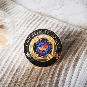 Partihandel Masonic Lapel Pins Badge Mason Freemason Guldpläterad 