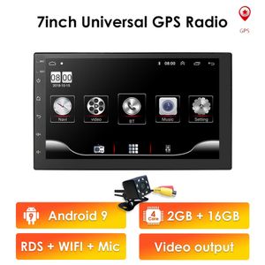 7 pollici Android Autoradio RDS 2 GB + 16 GB 1 GB + 16 GB Car Stereo Gps di Navigazione Universal Auto Video Wifi 2Din Lettore Multimediale Centrale