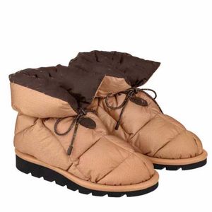 우수한 품질 럭셔리 신발 디자이너 여성 캐주얼 가을 및 겨울 면화 신발 두꺼운 솔 워드 스노우 짧은 부츠 35-41 상자