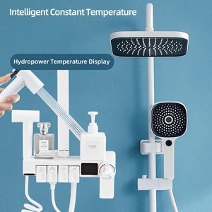 Ванная комната для душа для ванной комнаты полные медрые смесители 3 или четырех шестерни цифровой дисплей постоянной температуры универсальный кран