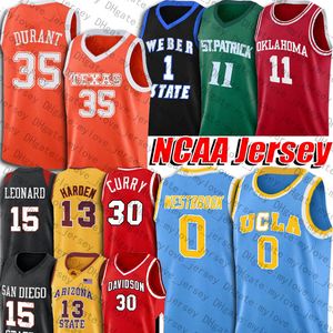 Russell UCLA Westbrook 저지 Kevin James Durant Harden Jerseys Trae Kyrie Kawhi Young Irving Leonard Carmelo Damian Anthony Lillard 저지