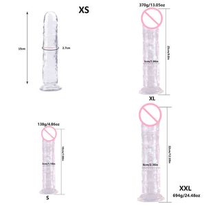 NXY-Dildos Consolador Enorme De Silicona Para Mujer Anal Pene Realista Punto G Orgasmo Ventosa Fuerte Juguetes Sexuales Adultos 220111