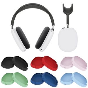 Słuchawki Zestaw Słuchawkowy Akcesoria Miękkie Silikonowe Pokrywa Słuchawki Słuchawki Protector Sleeve Case Powłoki ochronnej do AirPods Max Wysokiej jakości szybki statek