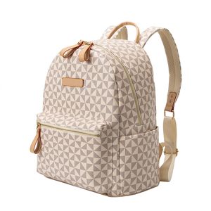 Luxury Backpack Handbag for Woman Man Large Capacity 30-40cm White Brown Flower PVC Travel BagsChain Crossboby bag 50 Models Mens Luggage Womens Designer Backpack