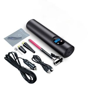 Mini pompa ad aria per pneumatici per auto Pompa ad aria wireless per gonfiabili Accessori per pneumatici 12V CC Gonfiatori per cerchio da nuoto con pallina da bici