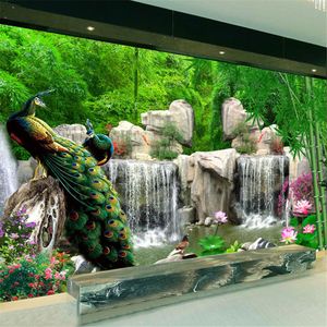 Custom 3D Photo Wallpaper Bamboo Forest Background Photography Backdrop Living Room Bedroom