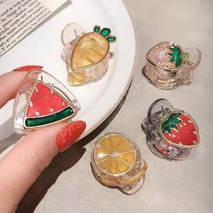 Südkorea Ins Obst Haarnadel Nettes Mädchen Herz Kleine Fang Clip Kleine Frische Wald Top Clip Kopfschmuck Klaue