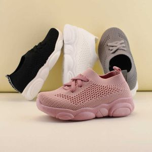 Athletic Outdoor Sneakers Kids Shoes Antislip Soft Bottom Baby Sneaker 2023 Casual Flat Sneakers Shoes Children Size Girls Sports Shoes AA230511