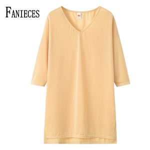 Women Casual Loose Solid Cotton T Shirt Dress V Neck Mini Short Sleeve Basic es Summer Boho Sundress Plus Size 210520