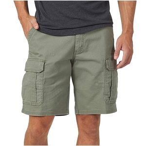 Mode Herrbyxor Pocket Zipper Resilience Fritid Tid Tooling Shorts Fit Relaxed på sommaren för Man 210629