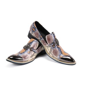 Размер 38-46 Высококачественные мужские формальные туфли кожаные роскошные вечеринки свадебные мужские туфли оружили заостренный Оксфордская деловая обувь для мужчин