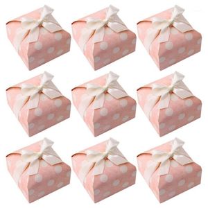 50pcs 7.5x7.5x3.5cm Cube Candy Boxes Elegant Bridal Shower Decorative Treats Wedding Gift Paper Gi Wrap