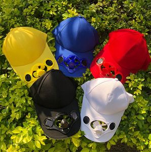 Solar Power Hat Cap Cooling Fans For Golf Snapbacks Sport Summer Outdoor Sun Caps With Fan Snapbacks 2022