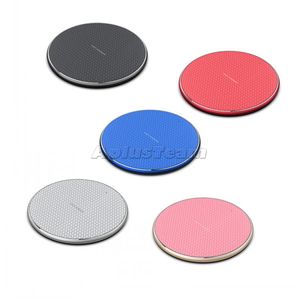 10W Fast Metal Qi Wireless Chargers For iPhone 13 12 11 Pro Xs Max X Xr Charging Pad LED Light Universal Phone charger With Retail Box