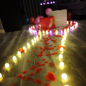 6pc Creative LED Candle Multicolor Lamp Tea Light Home Wedding Birthday Party Decoration Fake Candles Flameless Garden Decor