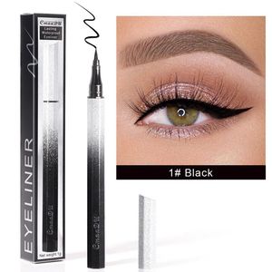 Matita eyeliner opaca Cmaadu aspetto cielo stellato penna tatuaggio eyeliner bianco nero impermeabile a lunga durata 240 pz / lotto DHL