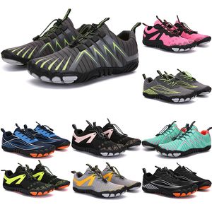 2021 Four Seasons Five Fingers Sports shoes Mountaineering Net Extreme Simple Running, Cycling, Hiking, green pink black Rock Climbing 35-45 color89