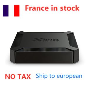 Versand von Frankreich nach Europa x96q TV-Box Android 10 10.0 Allwinner H313 Quad Core 1 GB 8 GB 2 GB 16 GB Mediaplayer