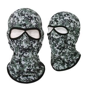 Maschere da ciclismo per bicicletta estiva Cappello da motociclista Cappello Fshing Caccia Camo Cappellini militari Sport all'aria aperta Cappelli da sci antivento antipolvere Cappucci set stampa Maschera mimetica