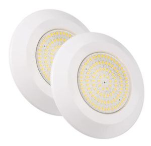 2 pçs / lote subaquática lâmpada resina cheia de piscina à prova d 'água luz dc12v 12 w warmwhite branco piscinas LED D2