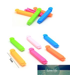 Random Color Portable Kitchen Storage Food Snack Seal Sealing Bag Clips Sealer Clamp Plastic Tool Bag Clips Kitchen Accessories