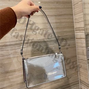 Designers Mini Patent Folding Shoulder Bags Size 20x12cm White Clutch Messenger Leather Crossbody Handbags For Women Luxurious Designer Lady Bag White