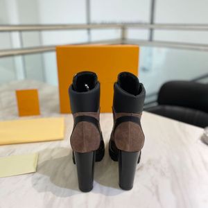 Star Trail Ankle Boot Designer Luxus Frauen Martin Stiefel Wüste Echtes Leder Booties High Heel Trittgummi-Außensohle01