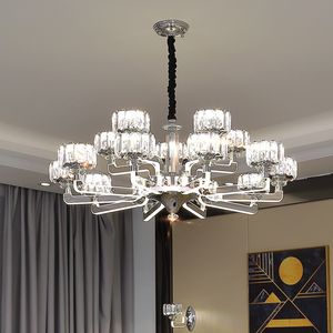 Lamp arm luminous chandelier new crystal chandeliers living rooms lights modern light luxury dining room lamps Lustres De Cristal