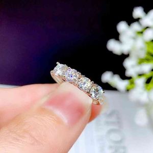 Engajamento e casamento anéis de linha espumante gemas um verdadeiro presente de feriado de 925 jóias de prata esterlina para mulheres