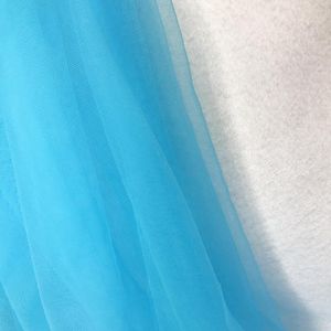 Yards en nylon doux en nylon bleu princesse tulle net fabirc robe de mariée jupe voile rideau moustique tissu jupon tutu tissu