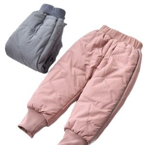 VIDMID Outer wear children cotton pants children's warm deep winter long plush and thickened P4826 211103