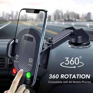 Suporte de Telefone de Carro de Otário Suporte de montagem GPS Telefon Suporte celular para iPhone 12 11 Pro Max X 7 8 Plus Xiaomi Redmi Huawei