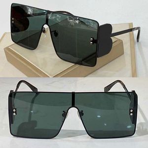 Big box sunglasses 3130 dark green lens brand men and women high-end shopping outdoor dedicated one-piece frame fashion model designer glasses