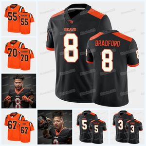 NCAA Oregon State Beavers College-Fußballtrikot Calvin Tyler Jr. Jaydon Grant Kolby Taylor Jermar Jefferson Trevon Bradford Chance Nolan Jesiah Irish Roberts