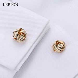 Mens Gömlek Kelepçeleri için Metal Düğüm Kol Düğmeleri Çivi Lepton Knot Cuff Links 30 Pair / Çok Adam Düğün Hediye Kol Düğmesi Bütün