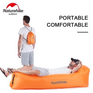 Outdoor Pads NatureHike Draagbare Opblaasbare Air Sofa Camping Slaapzak Strand Opvouwbare Lounger Leisure Lying Lounge Lounge NH18S030 S