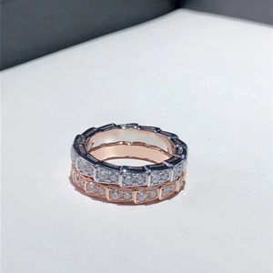 Designers ring fashion women jewelry gift luxurys Rose gold band rings Designer full Diamond Male and female couple jewelry gifts Simple Versatile style good nice