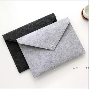 File Folder Felt Holder Documents Envelope高級オフィス耐久ブリーフケース文書バッグペーパーポートフォリオケースレターエンベロープLLB10499